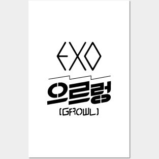 EXO GROWL Posters and Art